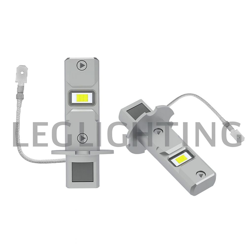 Ampoules LED H3 – Format 1:1 | Éclairage puissant, compact et compatible 12V / 24V